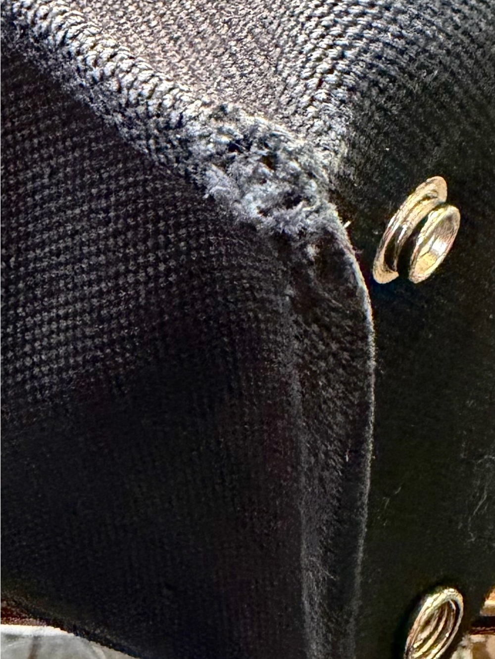 Hermes Black Tote with Tan Handles - Picture 12 of 12